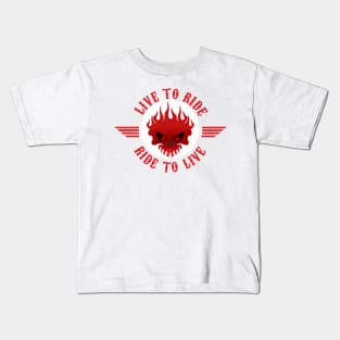 Ride to live Kids T-Shirt